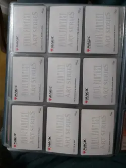 Mtg 18 Lot Art Series Cards From Final Fantasy Set - Image 2