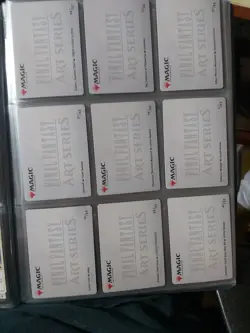 Mtg 18 Lot Art Series Cards From Final Fantasy Set - Image 4