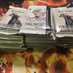 OPENED NO HITS Magic the Gathering Final Fantasy Play Booster Bulk TCG Cards Lot - Image 3