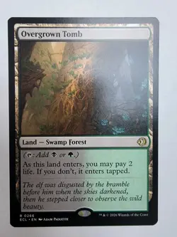 BRAND NEW Magic the Gathering: Overgrown Tomb Lorwyn Eclipsed Regular - Image 1