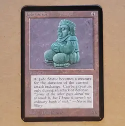 MTG - Magic the Gathering - Alpha Jade Statue - LP - Image 1