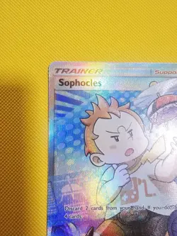 Sophocles Full Art Trainer 146/147 Burning Shadows Pokemon Card NM EXC - Image 4