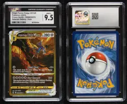 Full Art Origin Forme Dialga VSTAR Pokemon Sword Shield Crown Zenith CGC 9.5 - Image 3