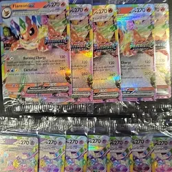 Lot Of 13 Pokemon Prismatic Evolutions Stamped Promos Sealed Sylveon And Flareon - Image 2