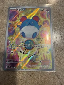 Marill 232/217 Illustration Rare Pokemon Card Ascended Heroes NM - Image 1
