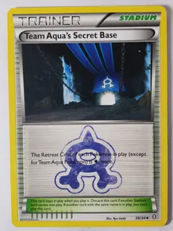 Team Aquas Secret Base 28/34 LP - Double Crisis Pokemon Card - $2 Combined Ship - Image 1