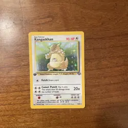 Kangaskhan 5/64 Holo Rare 1st Edition Jungle Pokemon Card - Image 1