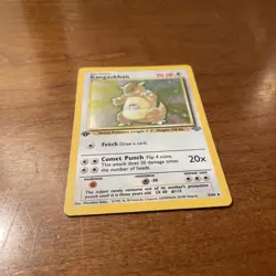 Kangaskhan 5/64 Holo Rare 1st Edition Jungle Pokemon Card - Image 4