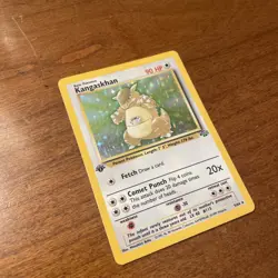 Kangaskhan 5/64 Holo Rare 1st Edition Jungle Pokemon Card - Image 5