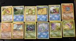 1999 1st Edition Pokemon Cards Lot Of 12 Cards. - Image 1