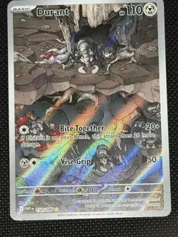 Durant 150/086 Pokemon Card TCG Sv: White Flare Illustration Rare Holo Card NM - Image 4