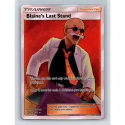 Blaine's Last Stand 69/70 Full Art Dragon Majesty Pokemon Ultra Rare - Image 1