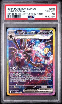 Pokemon TCG SURGING SPARKS 240 HYDREIGON EX SPECIAL ILLUSTRATION RARE PSA 10 - Image 1