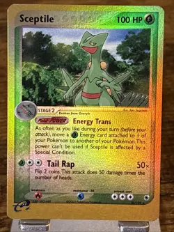 Pokemon TCG Sceptile 20/109 – EX Ruby & Sapphire – Reverse Holo Rare Mint! - Image 1
