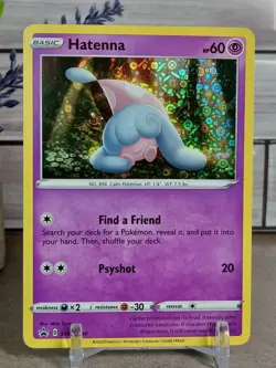Pokemon TCG - Hatenna SWSH040 General Mills Promo Holo - 25th Anniversary - Image 1