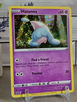 Pokemon TCG - Hatenna SWSH040 General Mills Promo Holo - 25th Anniversary - Image 2