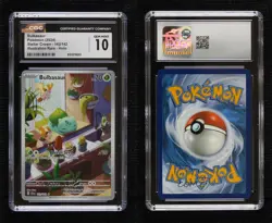 Bulbasaur Illustration Rare Pokemon SV07: Stellar Crown CGC 10 Gem Mint - Image 3