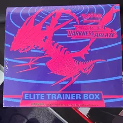 Pokemon TCG Sword & Shield Darkness Ablaze Elite Trainer Box Eternatus - Image 1