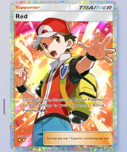 Pokemon TCG POCKET - Red Ash Full Art 2⭐, Shining, English - Image 1