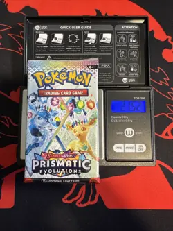 21.52g Heavy - Pokemon TCG S&V - Prismatic Evolution Booster Pack! Semi GOD U - Image 1