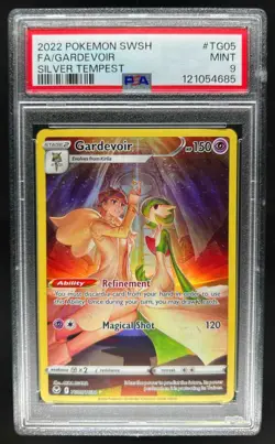 2022 Pokemon SWSH Silver Tempest Gardevoir Trainer Gallery Holo #TG05/TG30 PSA 9 - Image 1