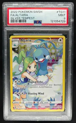 2022 Pokemon SWSH Silver Tempest Altaria Trainer Gallery Holo #TG11/TG30 PSA 9 - Image 1