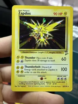 Zapdos 20/130 Wigglytuff 19/130 Base Set 2 2000 Vintage Pokemon Card Lot WOTC - Image 4