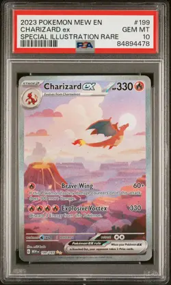 PSA 10 Charizard ex 199/165 Pokemon 151 Special Illustration Rare - English - Image 1