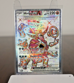 Pokemon Card Hoopa Ex 226/182 Secret Rare Scarlet Violet Paradox Rift LP - Image 1