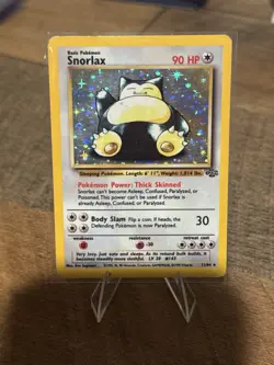 Snorlax Holo Jungle 11/64 WOTC Vintage Pokemon Card LP-/MP+ - Image 1