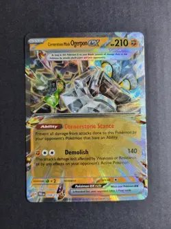 Cornerstone Mask Ogerpon Ex 58/131 Pokemon TCG S&V Prismatic Evolutions DBL Rare - Image 2