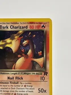 Dark Charizard 4/82 1st Edition Pokemon Card Team Rocket 1st Rare Holo NM - Image 4