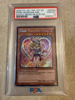 2020 1ST ED #ENS56 DARK MAGICIAN GIRL PSA 10 YU-GI-OH Gem Mint - Image 1