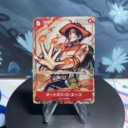 One Piece Ace P-028 Japanese Promo Pack Vol 2 NM - Image 1