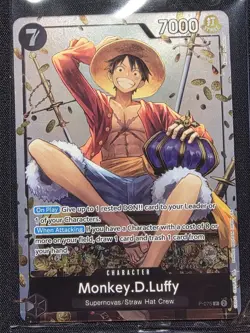 Monkey.D.Luffy (Tin Pack Set Vol. 2) P-075 One Piece Promo Card Foil (Sealed) - Image 2