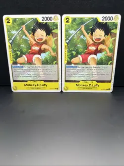 One Piece CCG Monkey D Luffy St13-014 (lot of 2) - Image 1