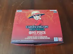 24x One Piece TCG OP13 Carrying On His Will - likely dead booster packs - Image 4