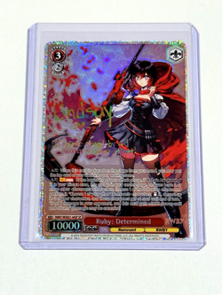 Weiss Schwarz RWBY Premium Booster- Ruby: Determined SP Signed Rainbow Signature - Image 1