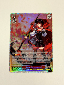 Weiss Schwarz RWBY Premium Booster- Ruby: Determined SP Signed Rainbow Signature - Image 5
