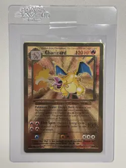 Pokemon Charizard Celebrations Metal Card 004/102 Promo Holo 120 HP TCG - Image 1