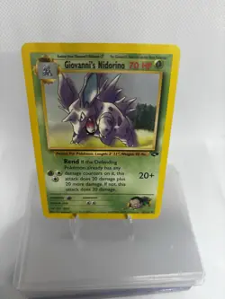 Pokemon TCG Giovanni's Nidorino Gym Challenge Card #045/132 Unlimited Uncommon - Image 2