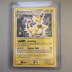 Ampharos 1/132 Non-Holo Rare Secret Wonders Pokemon Card 2007 Mint Condition - Image 1