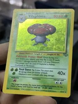Vaporeon 12/64 Vileplume 15/64 Jungle 1999 Holo Vintage Pokemon Card Lot WOTC - Image 5