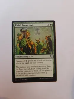 Magic the Gathering Elvish Promenade Card Commander: Kaldheim - Image 1