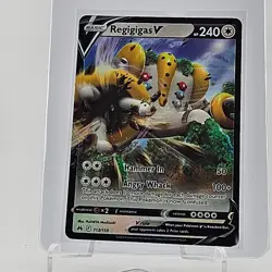Regigigas V 113/159 Ultra Rare Pokemon TCG: Crown Zenith Card - Image 1