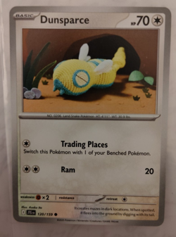 Dunsparce 120/159 SV Journey Together Pokemon Card Common NM - Image 1