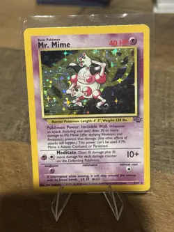 Mr. Mime Holo Jungle 6/64 WOTC Vintage Pokemon Card NM-/LP+ - Image 1