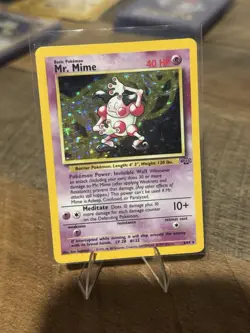 Mr. Mime Holo Jungle 6/64 WOTC Vintage Pokemon Card NM-/LP+ - Image 3
