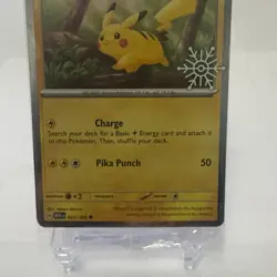 Pikachu 025/165 S&V 151 Reverse Holo Snow Flake Stamped SEALED Pokemon Card - Image 2