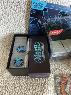 Pokemon Phantasmal Flames Booster Box ETB Booster Bundle Card Lot *Opened* - Image 3